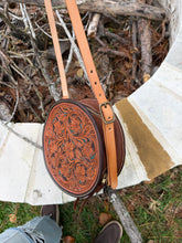 Load image into Gallery viewer, Fully Floral Round Purse
