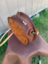 Load image into Gallery viewer, The Copper Bloom Round Purse
